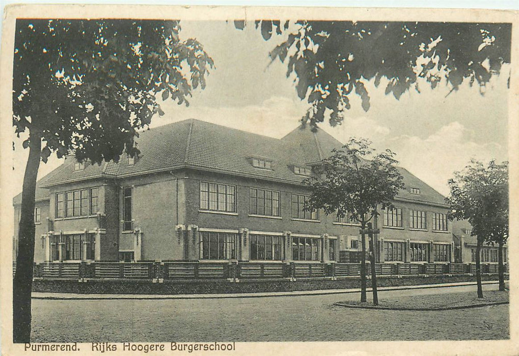 Purmerend Rijks Hoogere Burgerschool