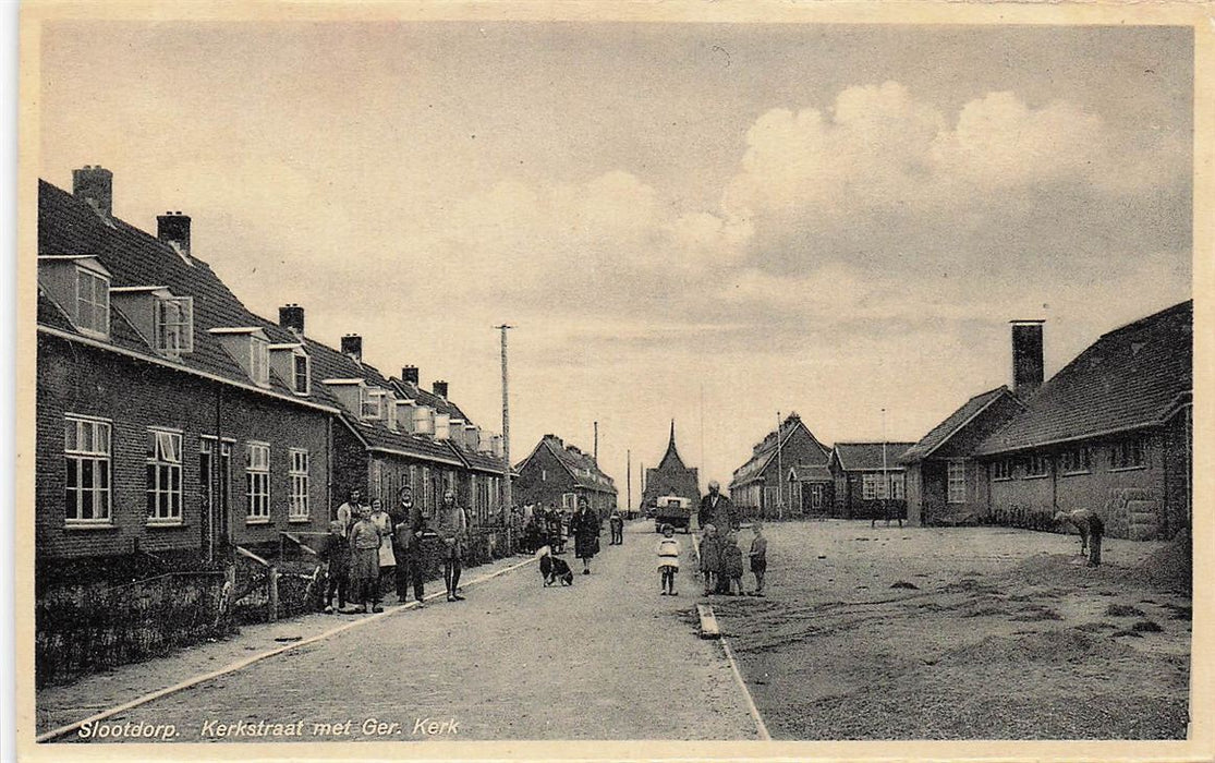 Slootdorp Kerkstraat Met Ger Kerk
