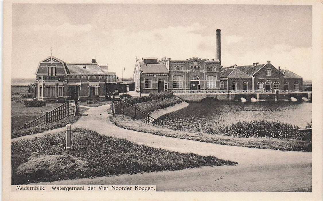 Medemblik Watergemaal Der Vier Noorder Koggen