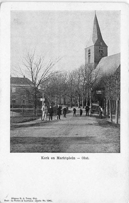 Kerk En Marktplein Olst