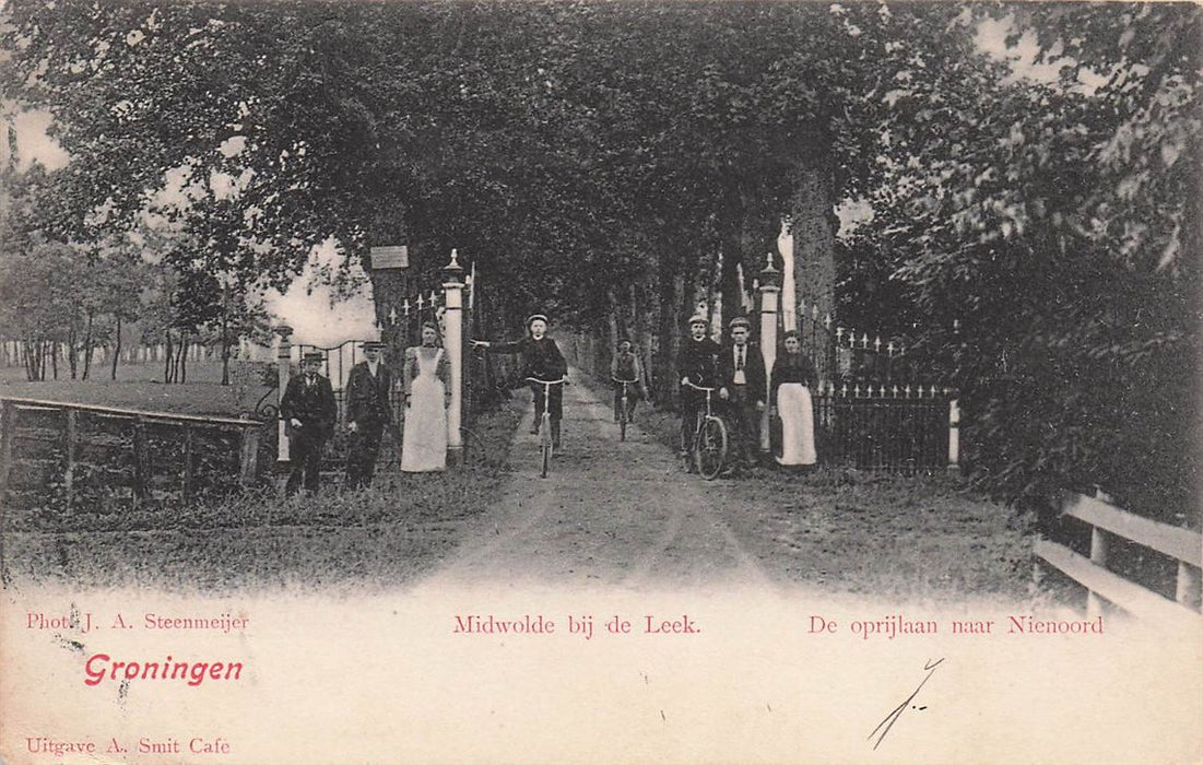 Midwolde Bij De Leek De Oprijlaan Naar Nienoord