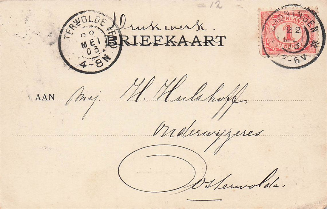 Midwolde Bij De Leek De Oprijlaan Naar Nienoord