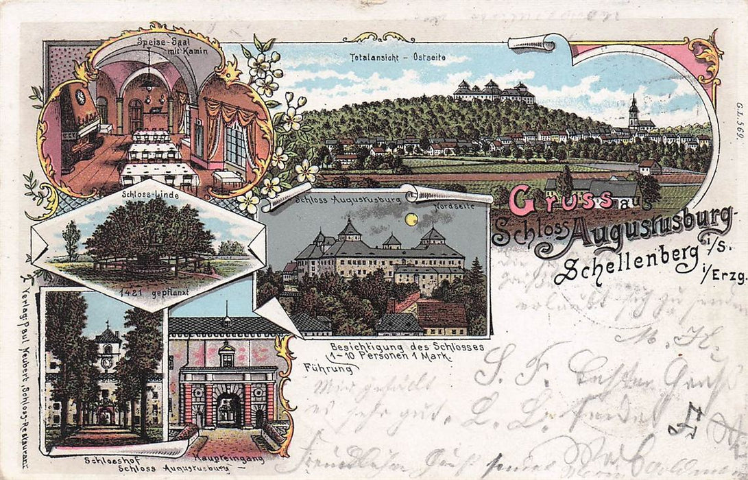 Schloss Augustusburg Schellenberg Im Erzgebirge