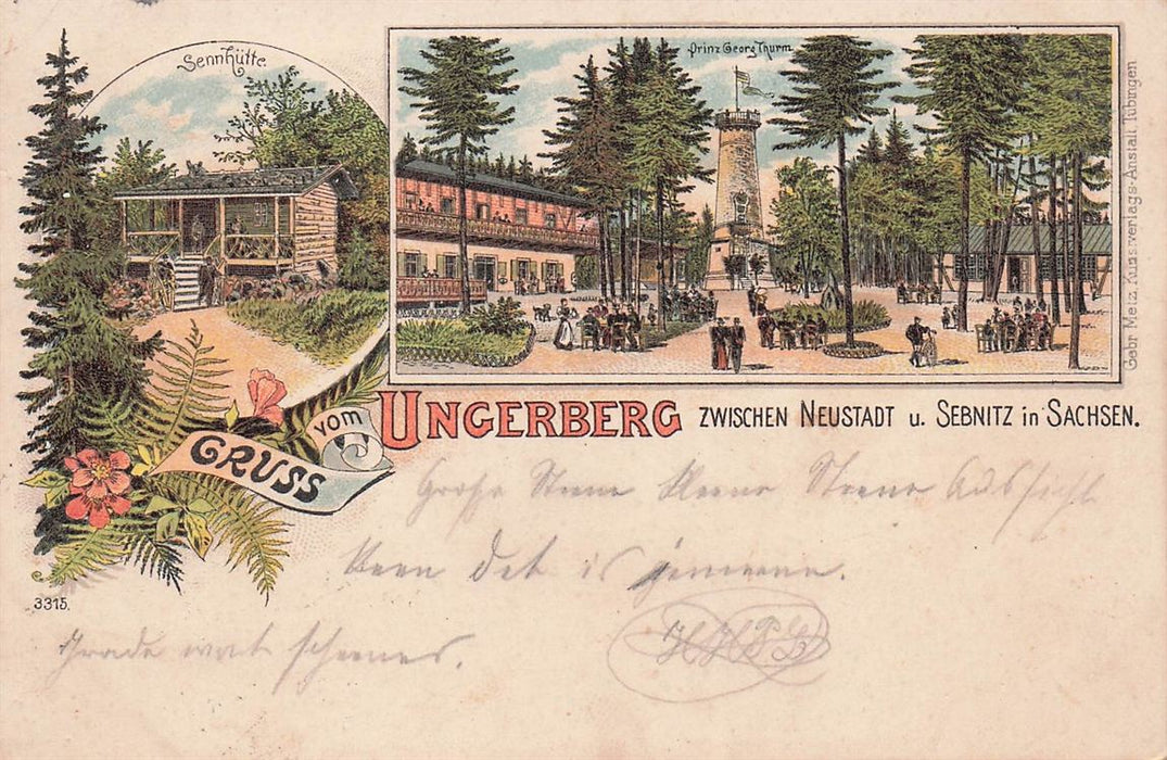 Ungerberg Zwischen Neustadt U Sebnitz In Sachsen