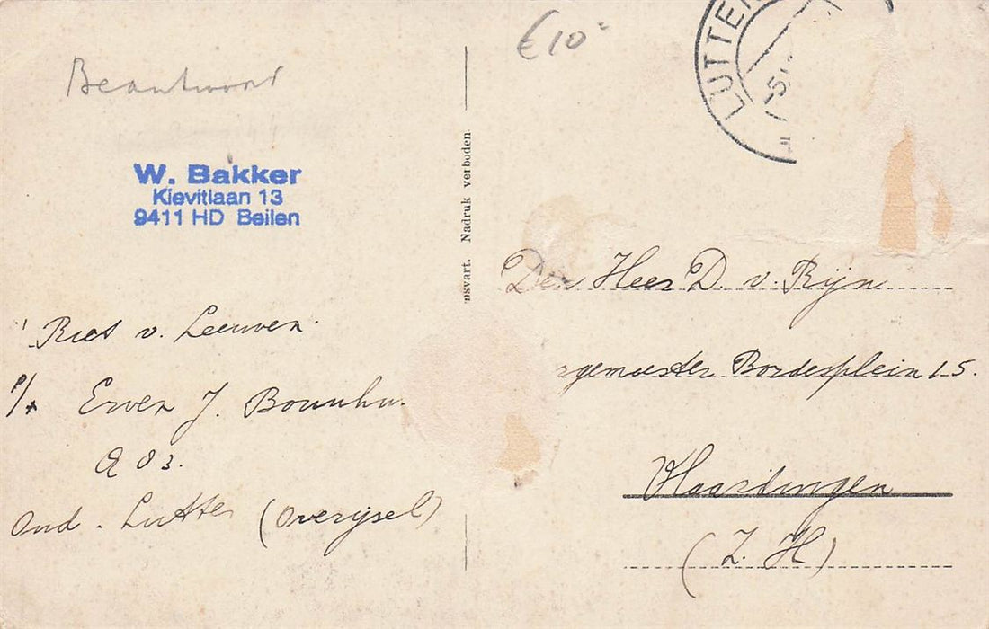 Postkantoor Lutten A D Dedemsvaart