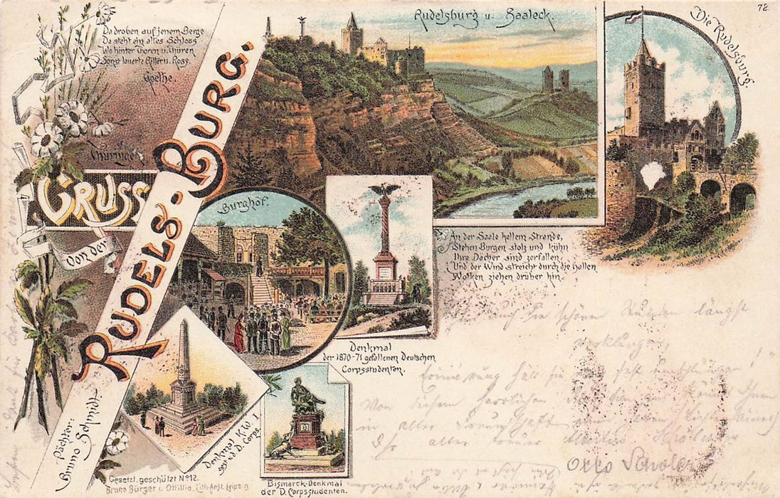 Gruss Von Der Rudelsburg