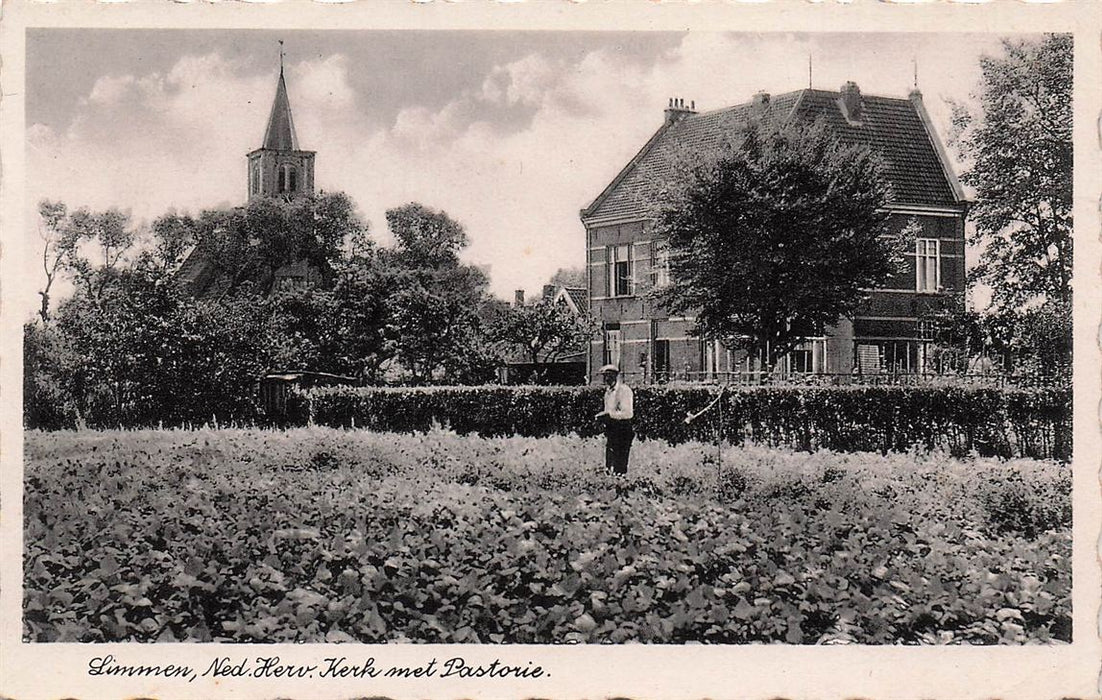 Limmen Ned Herv Kerk Met Pastorie