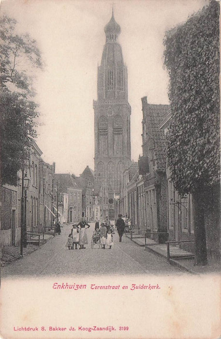 Enkhuizen Torenstraat En Zuiderkerk