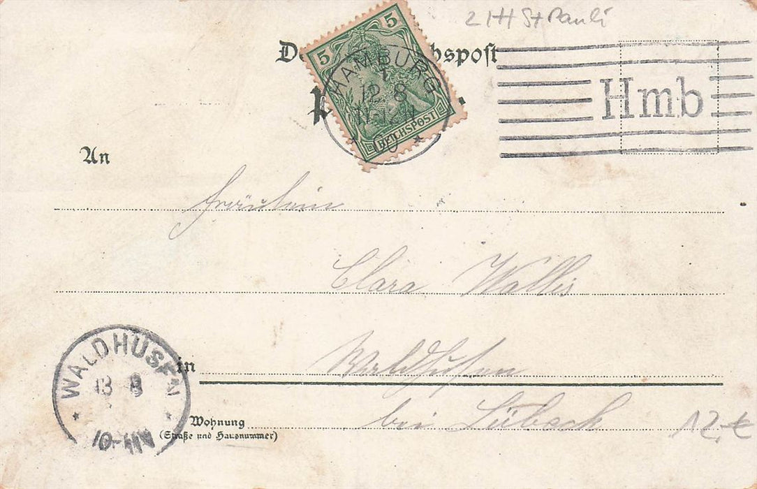 Hamburg Fahrhaus St Pauli Landungsbrücken