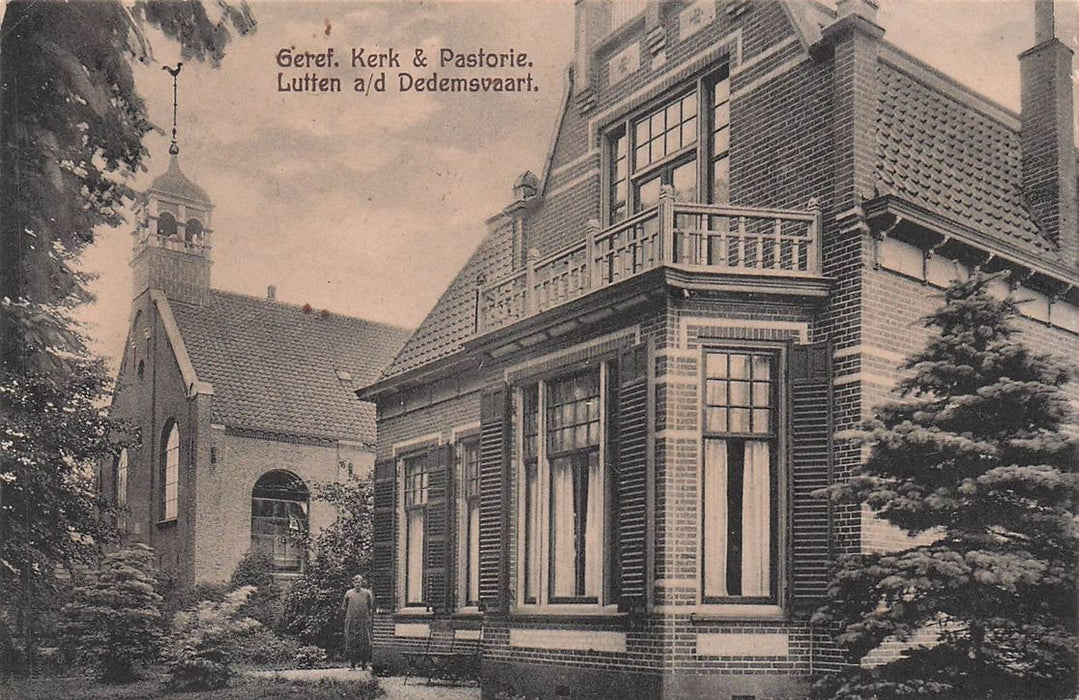 Geref Kerk & Pastorie Lutten A/D Dedemsvaart