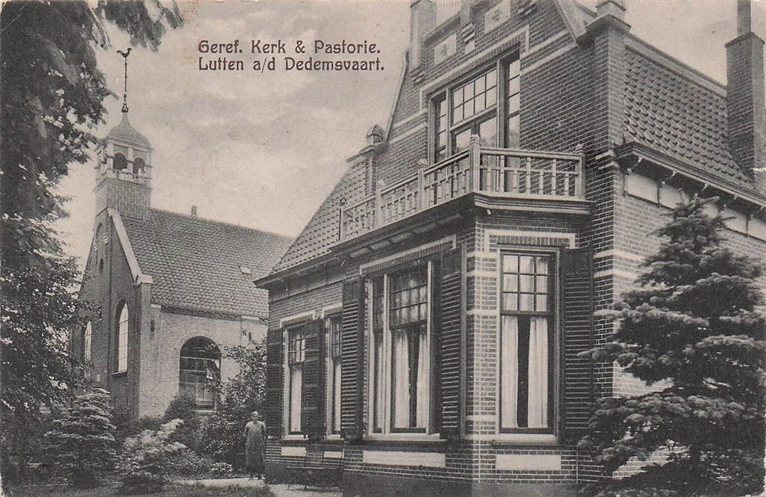 Geref Kerk & Pastorie Lutten A/D Dedemsvaart