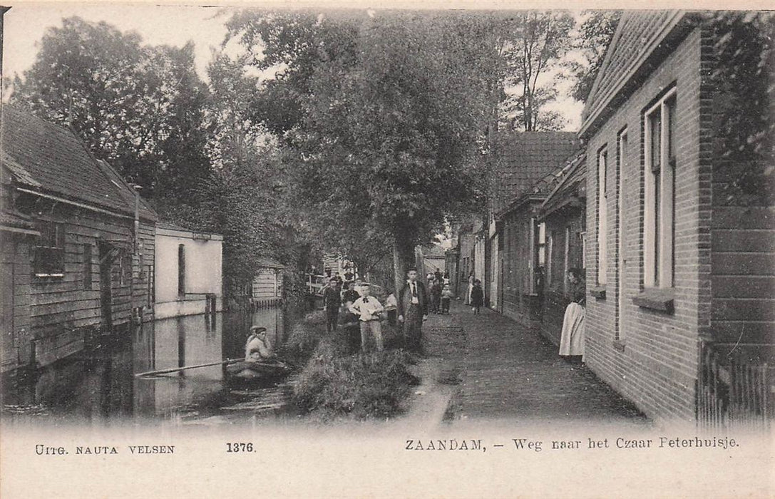 Zaandam Weg Naar Het Czaar Peterhuisje