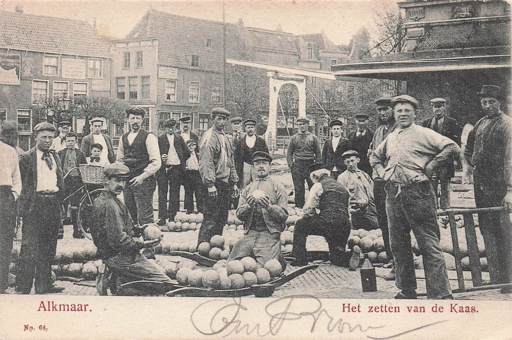 Alkmaar Het Zetten Van De Kaas