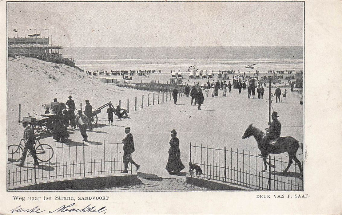 Weg Naar Het Strand Zandvoort