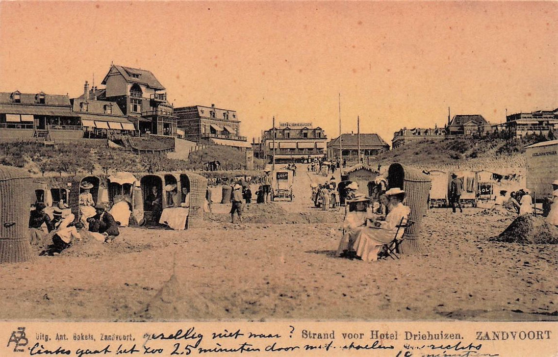 Zandvoort Strand Voor Hotel Driehuizen