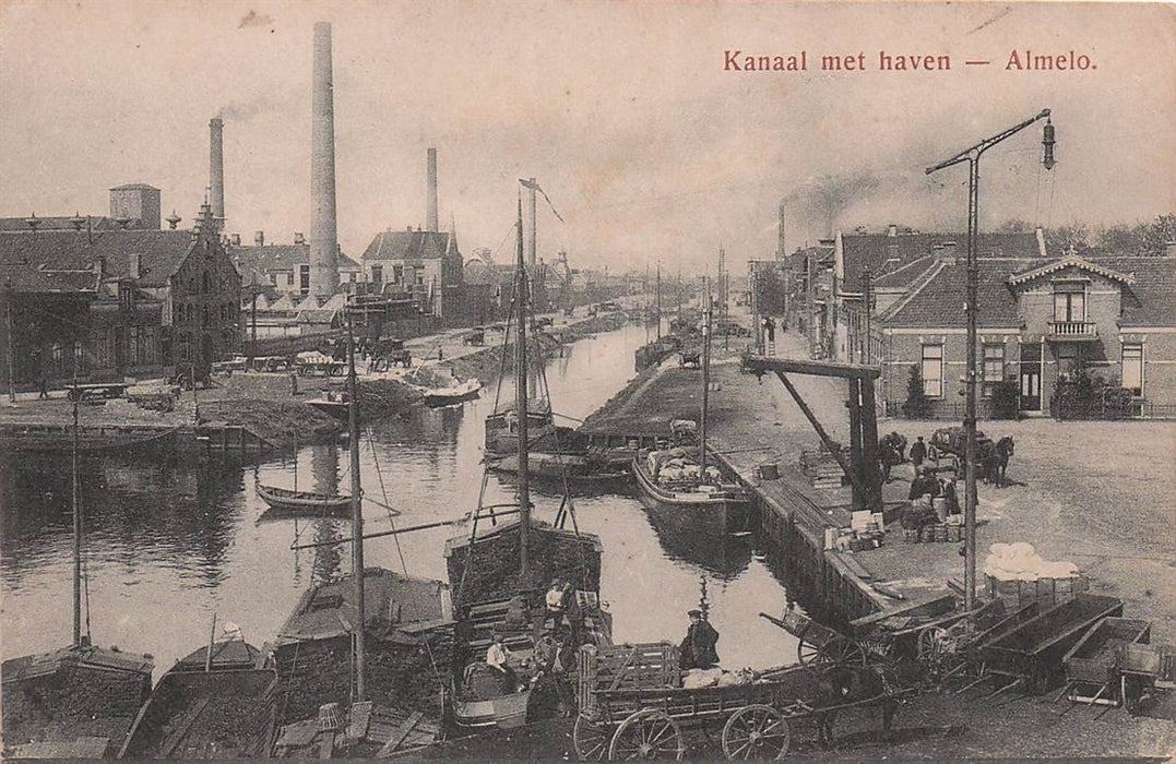 Kanaal Met Haven Almelo