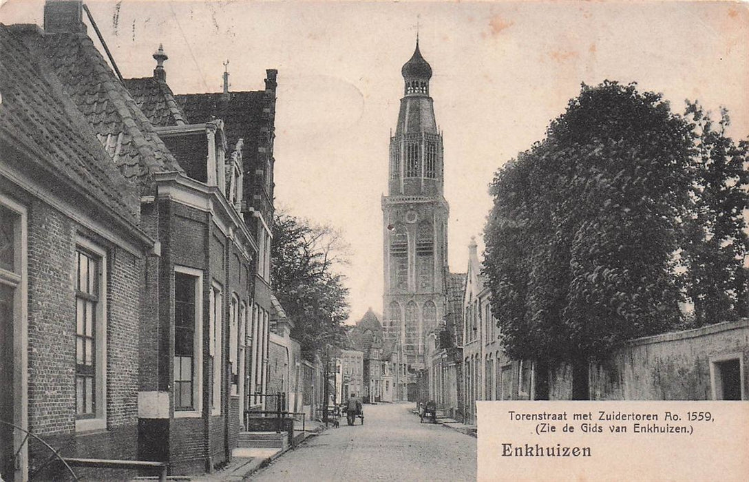 Torenstraat Met Zuidertoren Enkhuizen