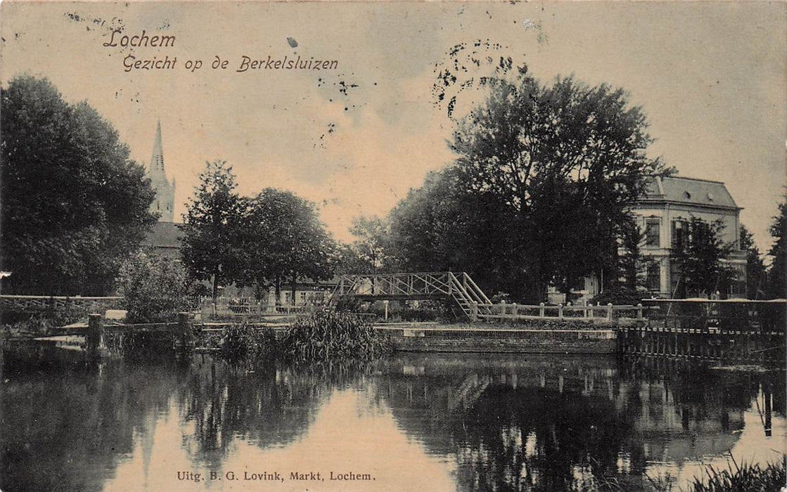 Lochem Gezicht Op De Berkelsluizen