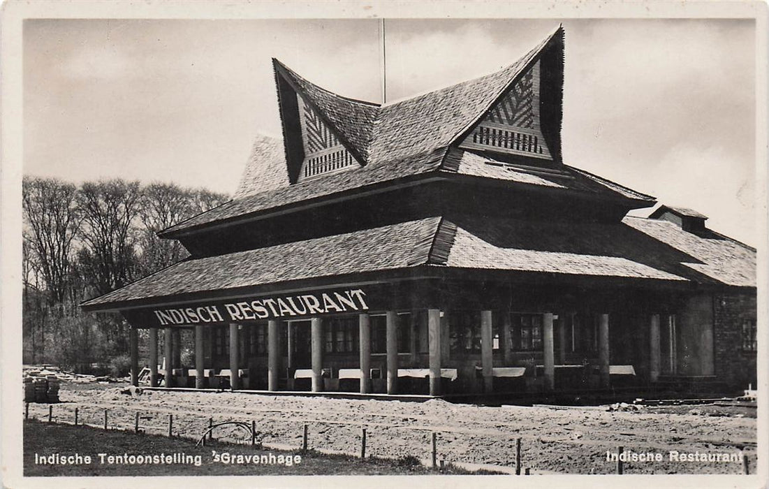 Indische Tentoonstelling 'S Gravenhage Indische Restaurant