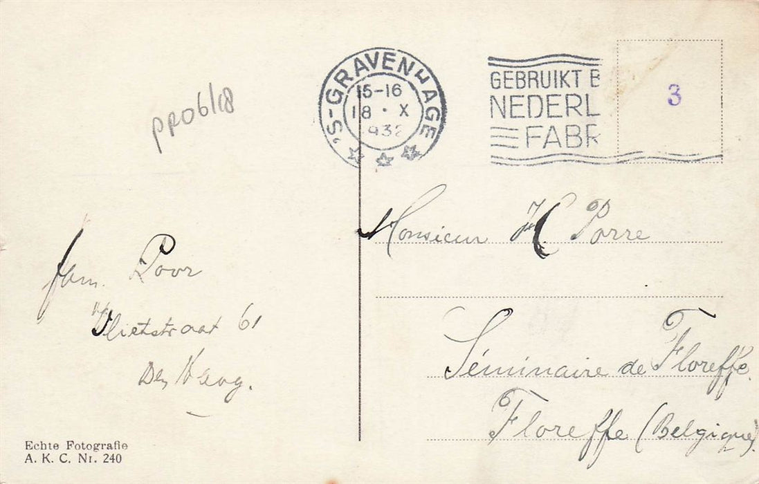 Den Haag Plein Standbeeld Willem I Prins Van Oranje