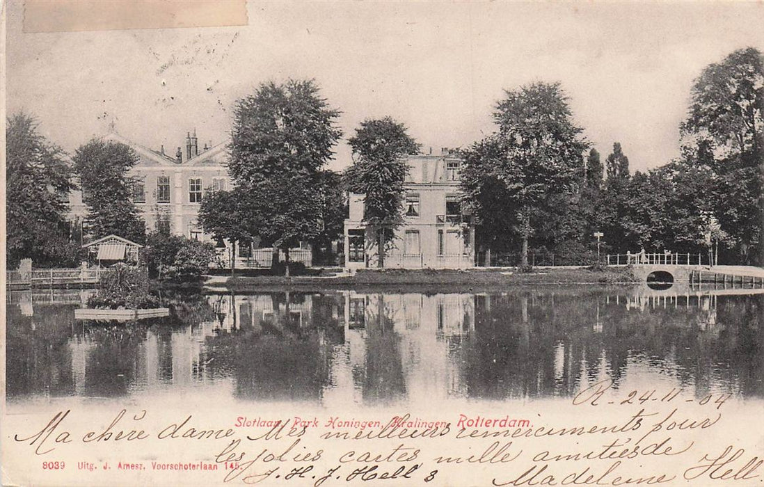 Rotterdam Slotlaan Park Honingen Kralingen