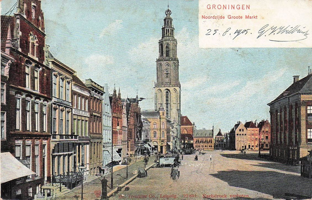 Groningen Noordzijde Groote Markt