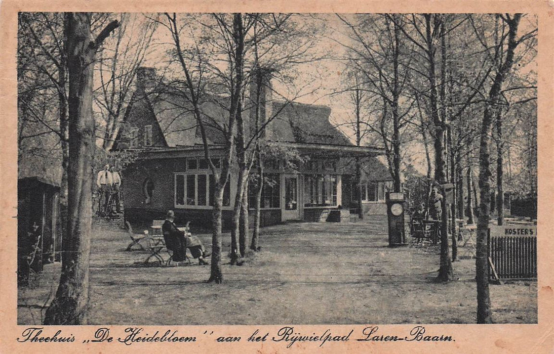 Laren Baarn Theehuis De Heidebloem Aan Het Rijwielpad