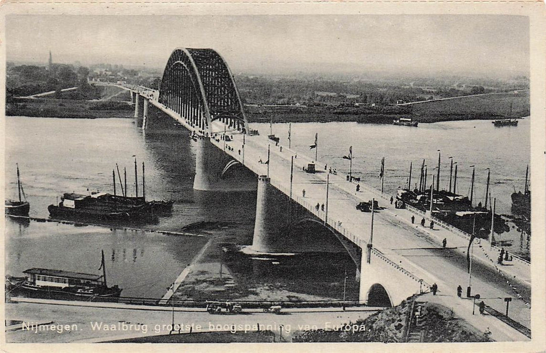 Nijmegen Waalbrug Grootste Boogspanning Europa