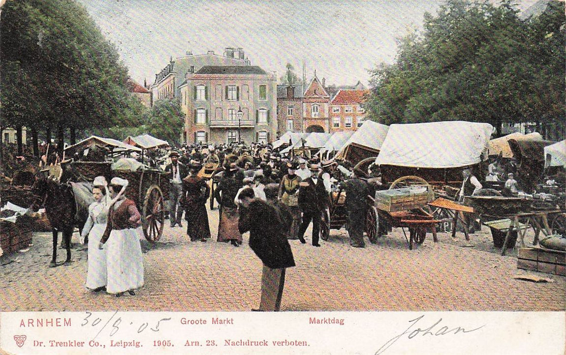 Arnhem Groote Markt Marktdag