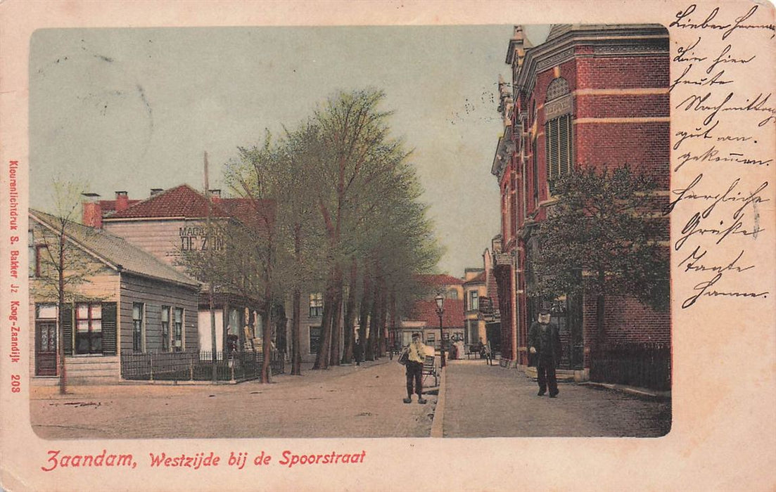 Zaandam Westzijde Bij De Spoorstraat