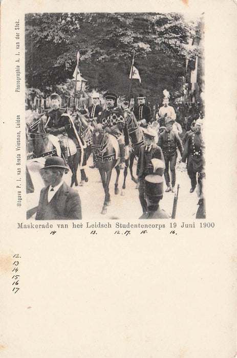 Leiden Maskerade Van Het Leidsch Studentencorps 19 Juni 1900