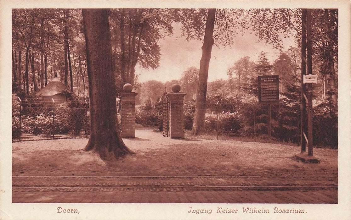 Doorn Ingang Keizer Wilhelm Rosarium