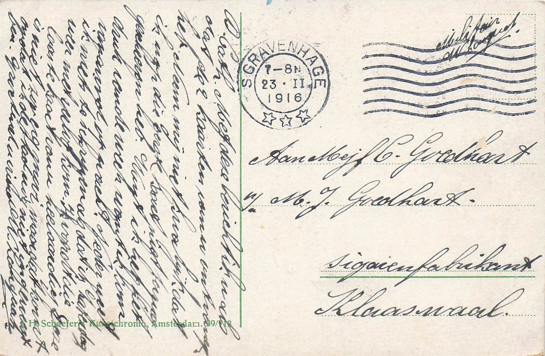 S Gravenhage Ing Oude Scheveningsche Weg Carnegie Laan