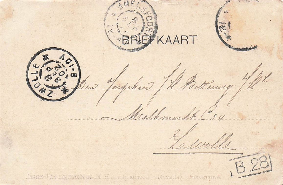 Amersfoort Kalfsveld Doortocht Van H M De Koningin En Gemaal