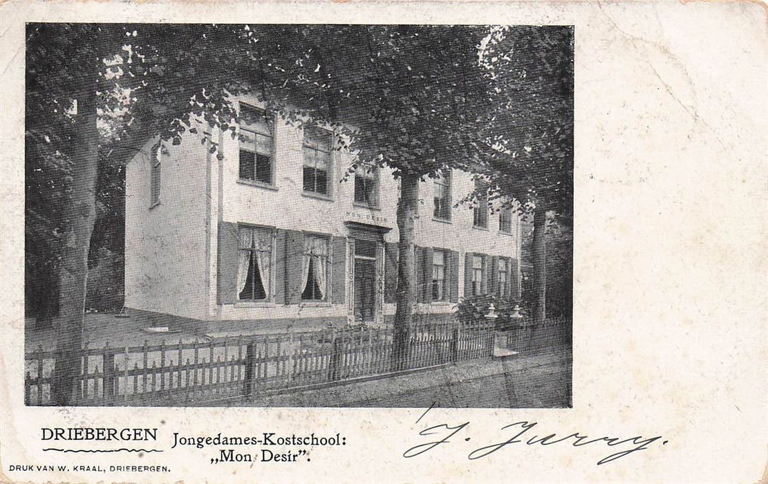 Driebergen Jongedames-Kostschool Mon Desir