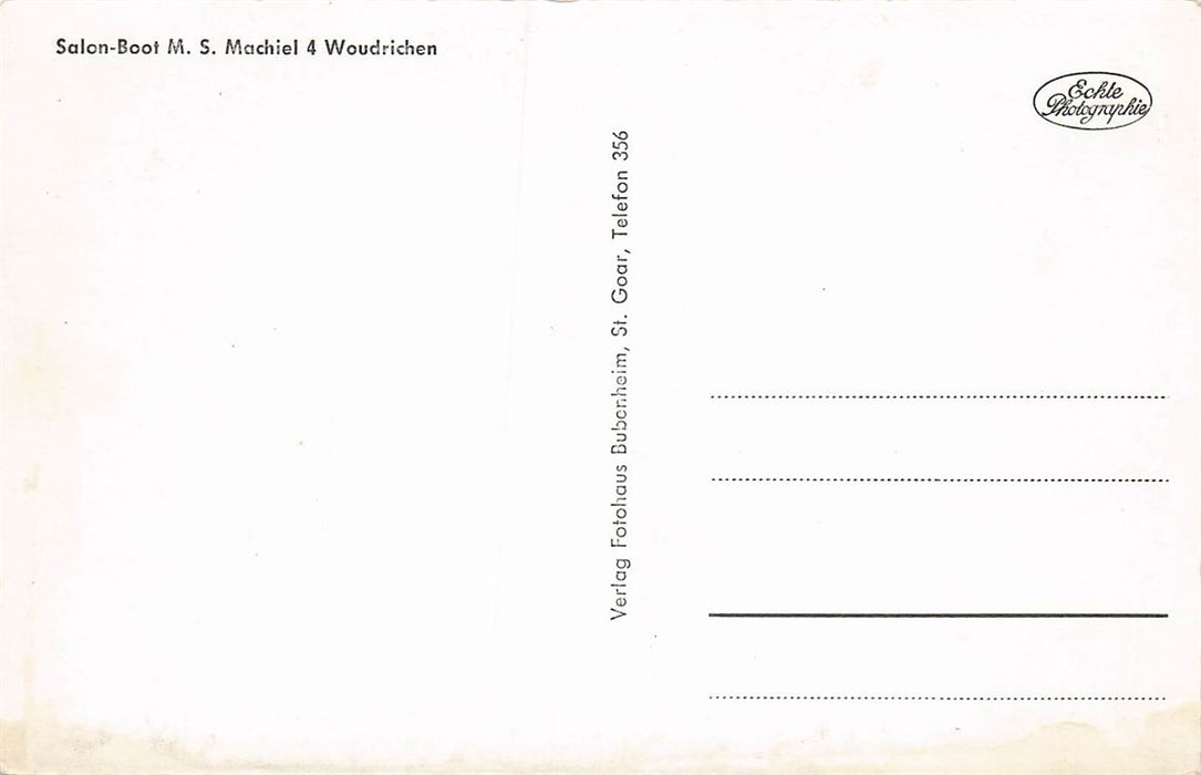Salon-Boot M S Machiel 4 An Der Loreley