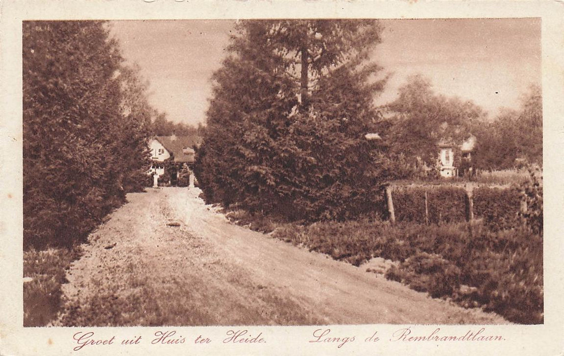 Groet Uit Huis Ter Heide Langs De Rembrandtlaan