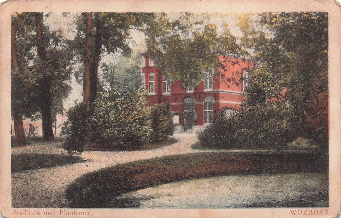 Stadhuis Met Plantsoen Woerden