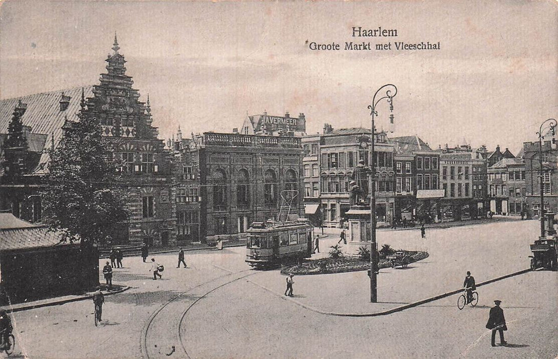 Haarlem Groote Markt Met Vleeschhal