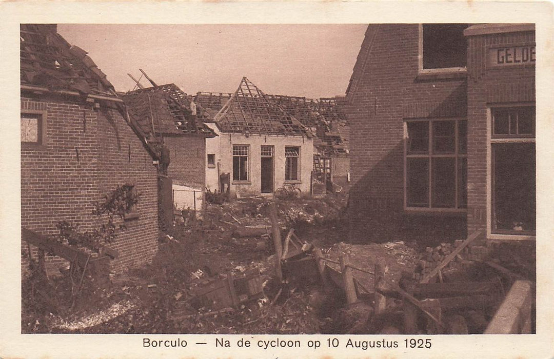 Borculo Na De Cycloon Op 10 Augustus 1925