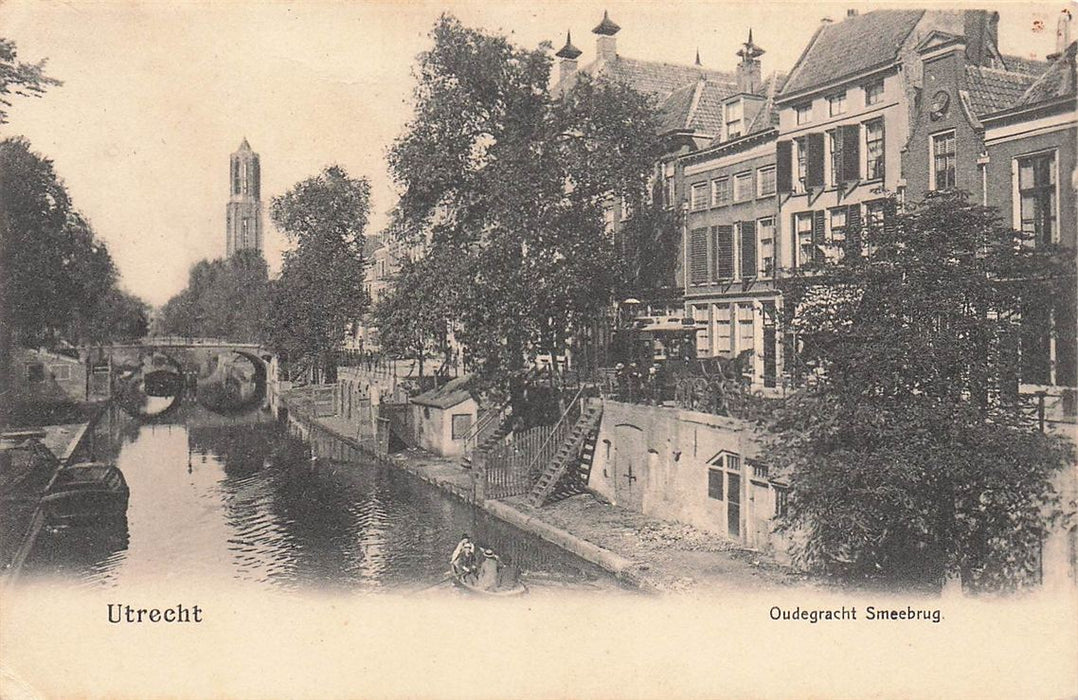 Utrecht Oudegracht Smeebrug