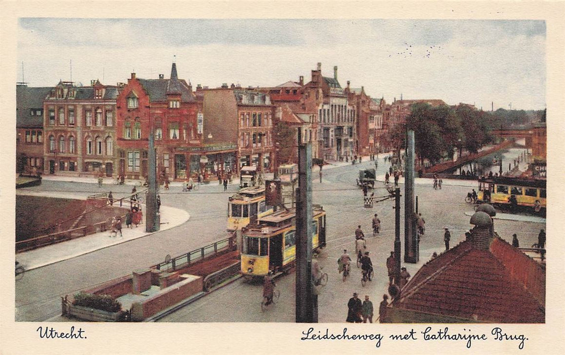 Utrecht Leidscheweg Met Catharijne Brug