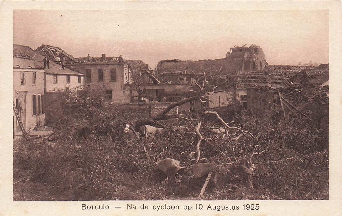 Borculo Na De Cycloon Op 10 Augustus 1925