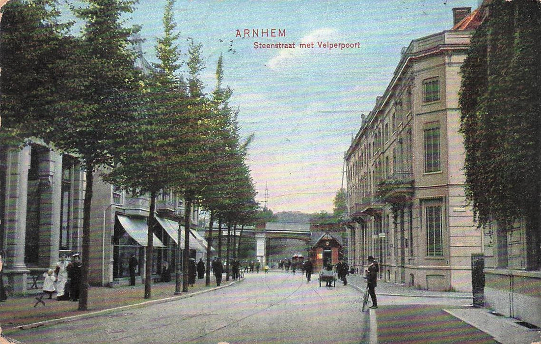 Arnhem Steenstraat Met Velperpoort