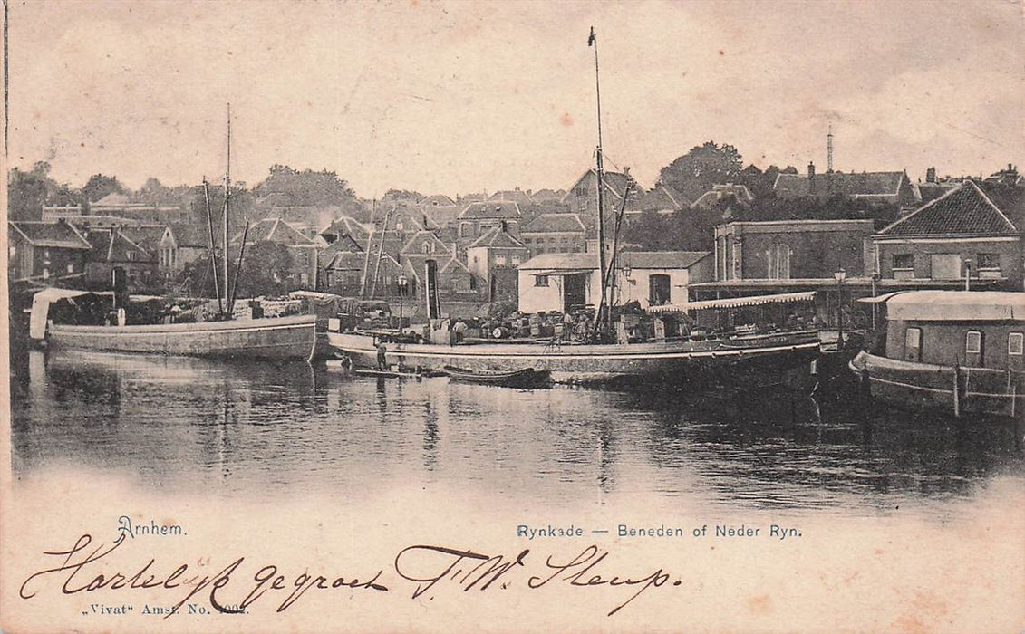Arnhem Rijnkade Beneden Of Neder Rijn