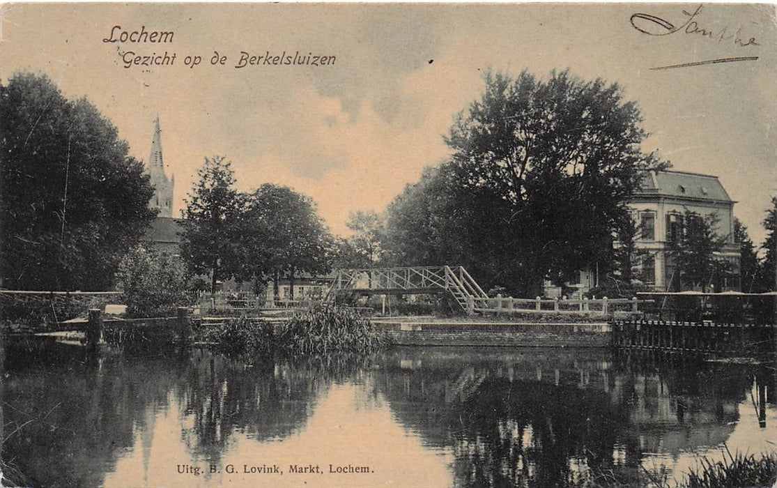 Lochem Gezicht Op De Berkelsluizen