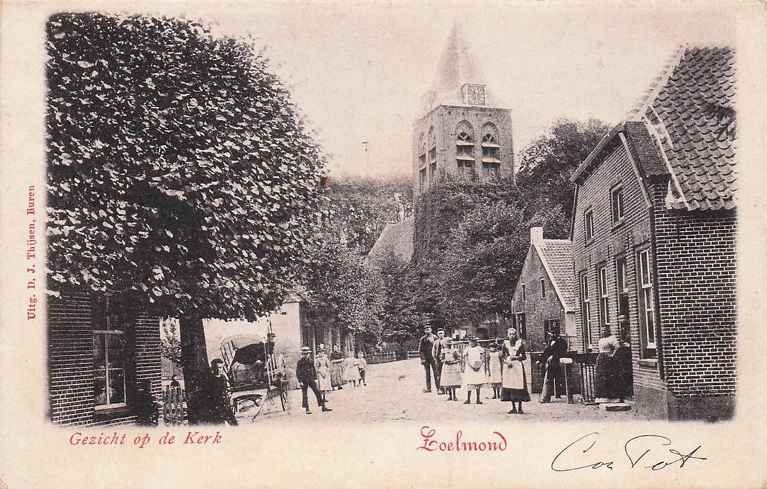 Gezicht Op De Kerk Zoelmond
