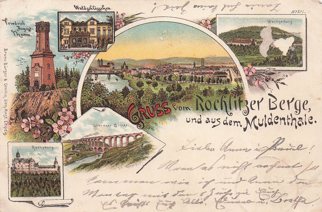Gruss Vom Rochlitzer Berge Und Aus Dem Muldenthale