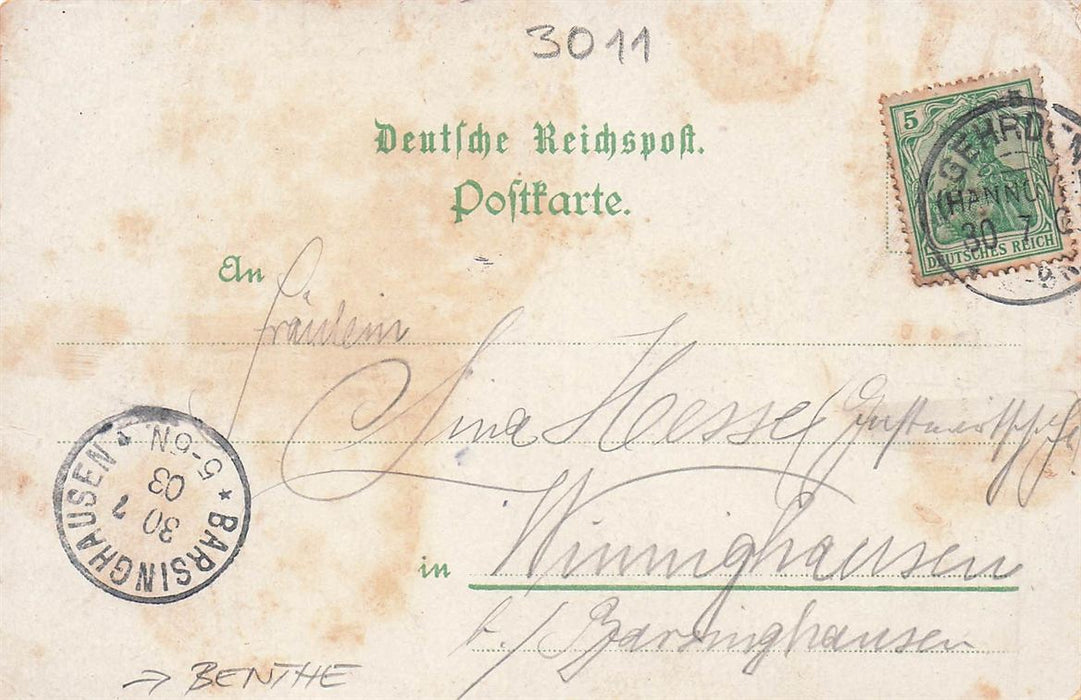 Gruss Von Der Bergquelle A.D Bentherberg