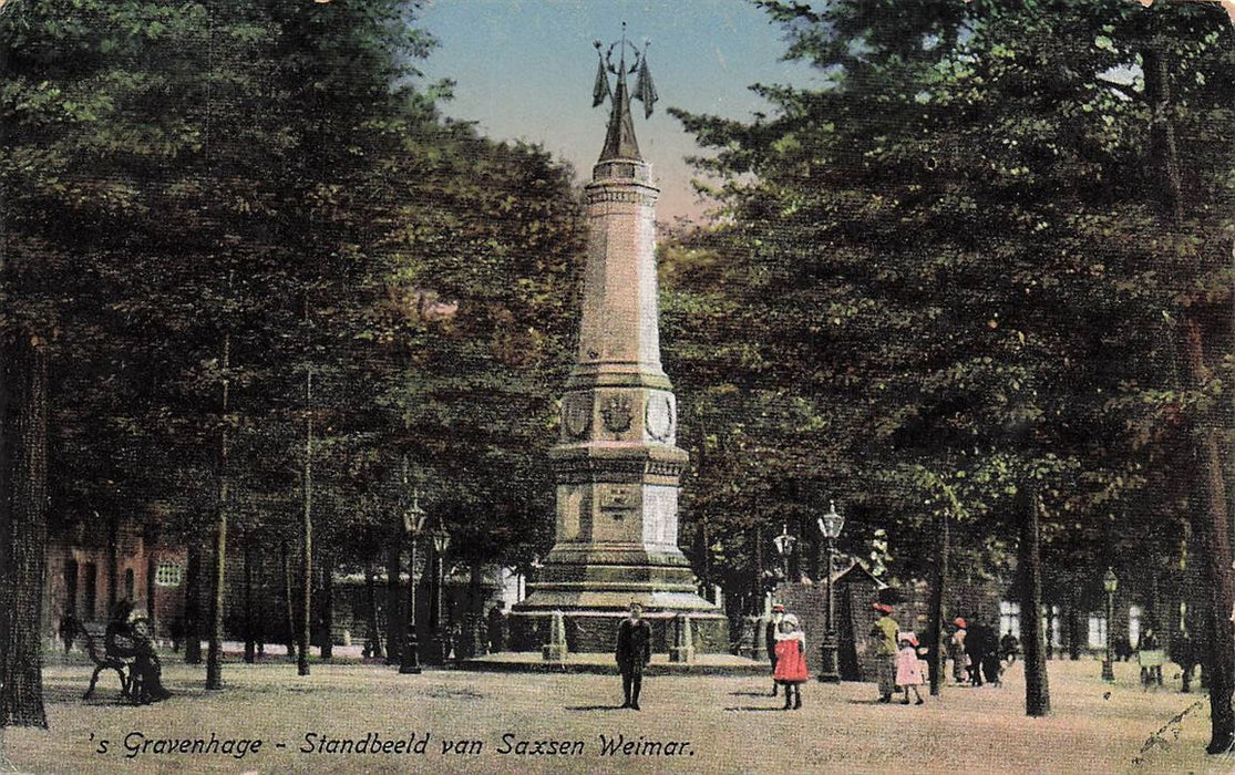 S Gravenhage Standbeeld Van Saxsen Weimar